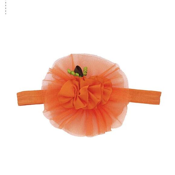 ELLY & EMMY 3 PIECE Baby Costume Pumpkin Fall TUTU SET SIZE 0 TO 12 MN NEW NWT - Picture 3 of 12